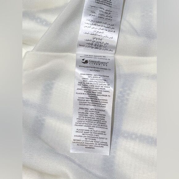 Self-Portrait Checkered Belted Minidress size 6 - Picture 13 of 13